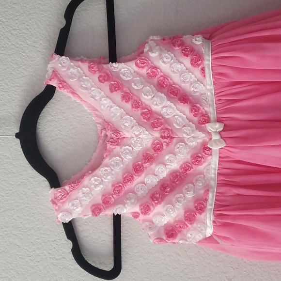 Jona Michelle Pink and White Lace Dress - Picture 2 of 5